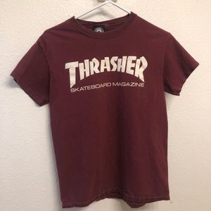 Thrasher Skateboard Magazine Dark red T-Shirt